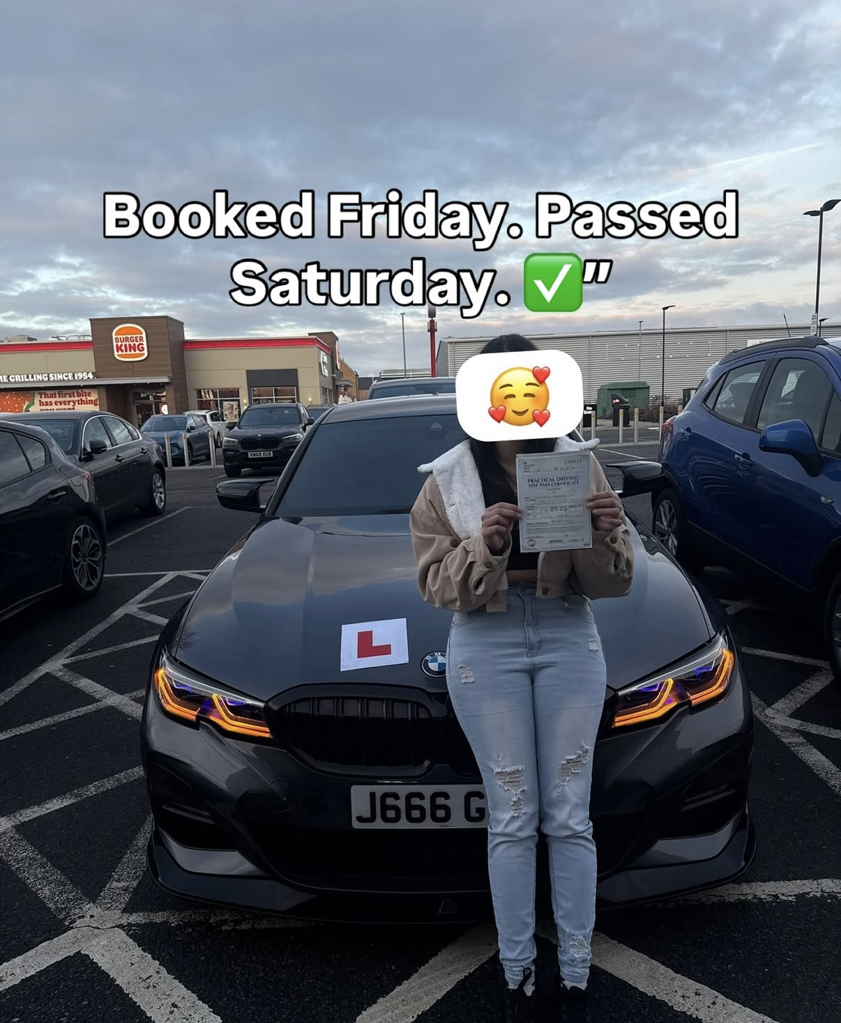 Speed Booking learner with pass certificate